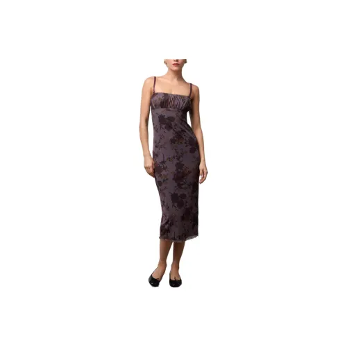 Rouje ANAIDE DRESS Slip Dresses Women's Burgundy Color