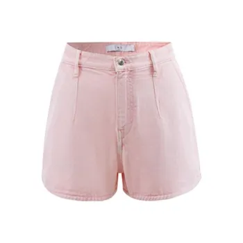 IRO NIGHT Denim Shorts Women's Light Pink
