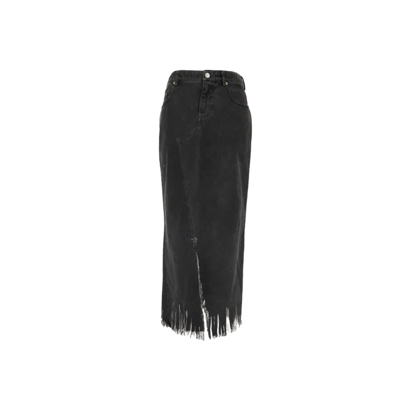MARNI Denim Short Skirts Women's Black-0