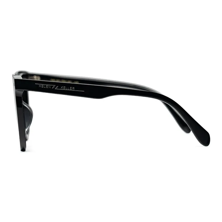 HELEN KELLER Plate Frame Square Sunglasses Unisex-3