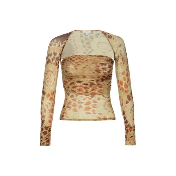 Miaou IRIS TOP Casual Suit Women's Burnt Orange