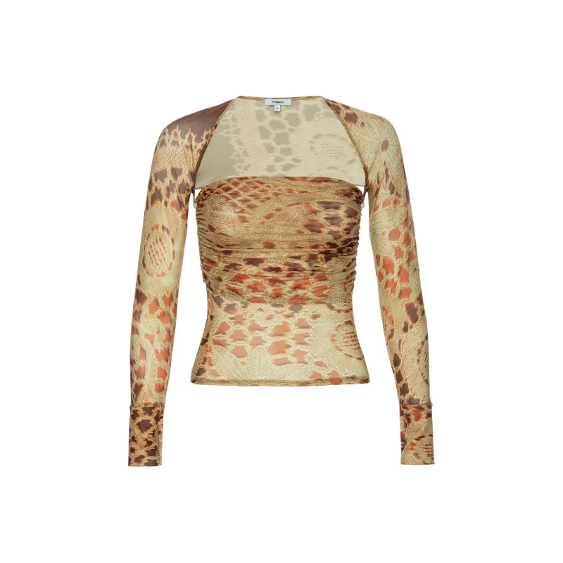 Miaou IRIS TOP Casual Suit Women's Burnt Orange-0