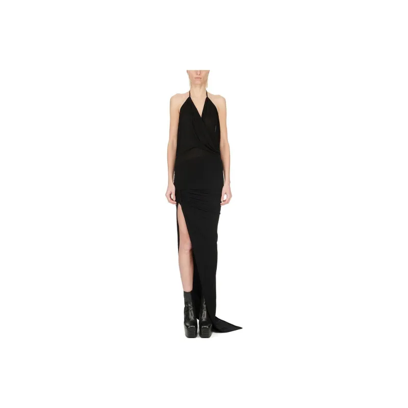 RICK OWENS Edfu Gathered detail Maxi Skirt-0