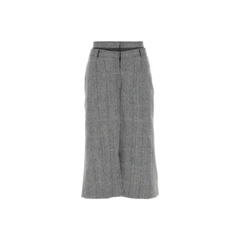 Maison Margiela Asymmetric Draped Skirt-0