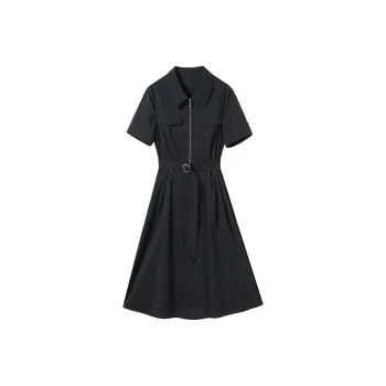Hang Yi Court Short Sleeved Dress Women's