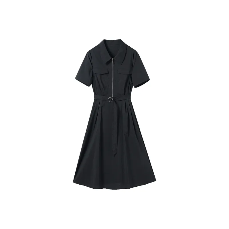 Hang Yi Court Short Sleeved Dress Women's-0