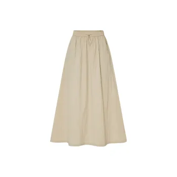 MOCO Casual Long Skirts Women's Sandy Shell