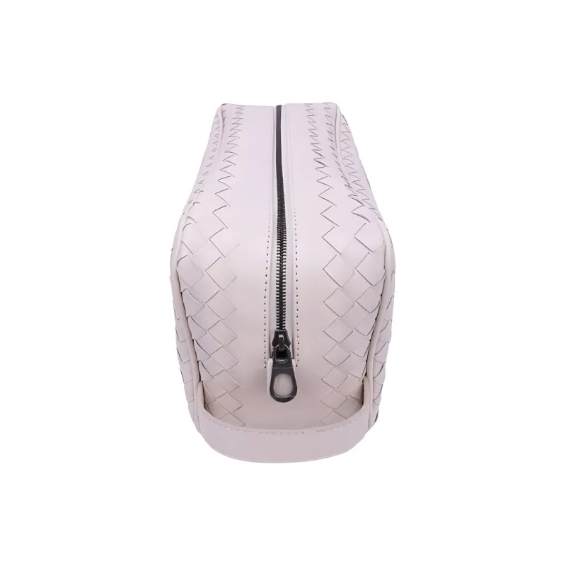 Bottega Veneta Cow Leather Handbag Clutch Regular Men's White-1