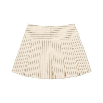 Kirsh SS24 Casual Short Skirts Women's Light Khaki