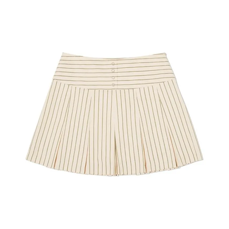 Kirsh SS24 Casual Short Skirts Women's Light Khaki-0