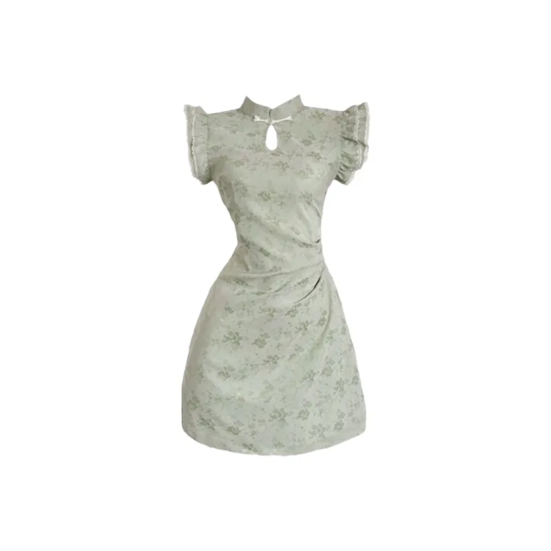 MA JOURNEE Sleeveless Dress Women's Green-0