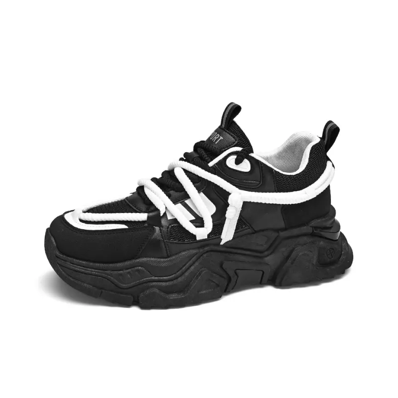 OFFER AITR Cushioning Slip Resistant Low Top Chunky Sneakers Men's-1