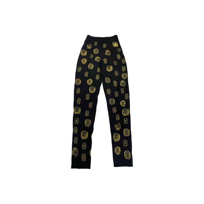 CHANEL 21A Leggings Women's Black Gold-0