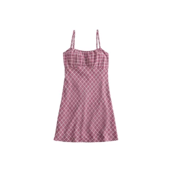 Hollister Slip Dress Women's Red