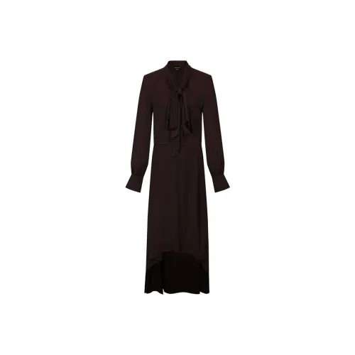 URBAN REVIVO Long Sleeved Dress Women's Dark Purple