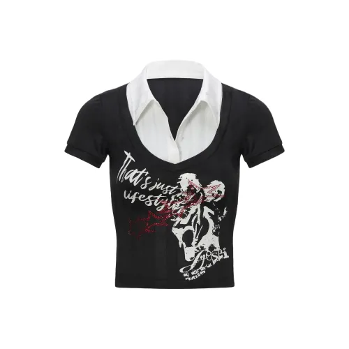 JYOSEI T Shirts Women's Black