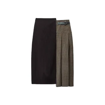 ZARA Casual Long Skirt Women's Brown