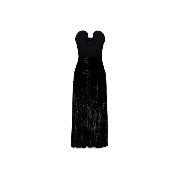 SAINT LAURENT Sleeveless Dress Women's Black
