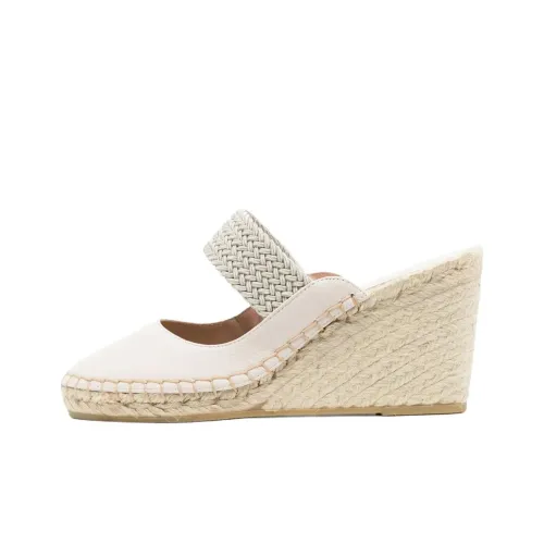 Malone Souliers Closed Toe Slippers Women's White