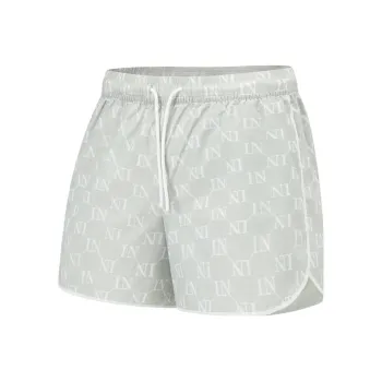 LiNing Sports Shorts Women's Gray All Over Print