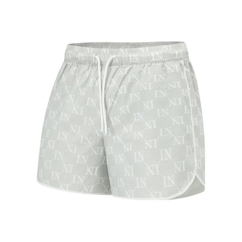 LiNing Fitness Series Sports Shorts Women's Gray All Over Print-0