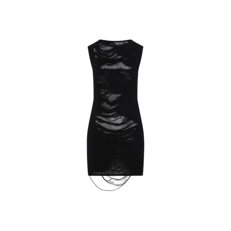 MM6 Maison Margiela Distressed Mini Dress-0