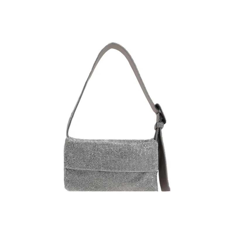 BENEDETTA BRUZZICHES Metal Mesh Shoulder Bag Women's Silver-2