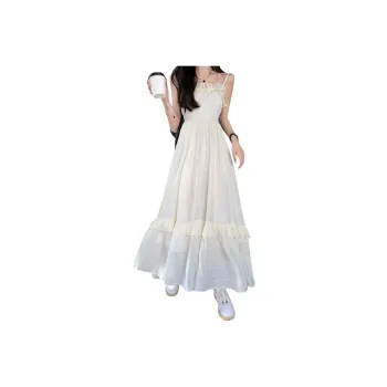 ROBINHOOD Slip Dresses Women's Ecru