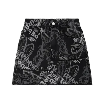 Boy London Casual Short Skirts Women's Black