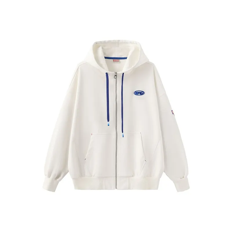 Wiggle Wiggle Sweatshirt Jacket Women's Ecru Ivory-0