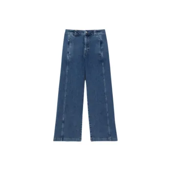 LACOSTE Stretch denim Wide leg Jeans