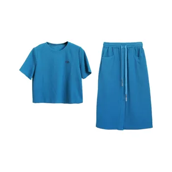 RUBIN Skirt Set Women's Dusty Blue