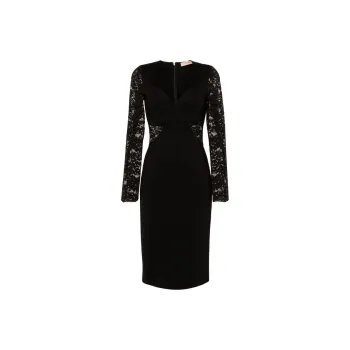 TWINSET MILANO SS24 Long-Sleeved Dresses Women's Black