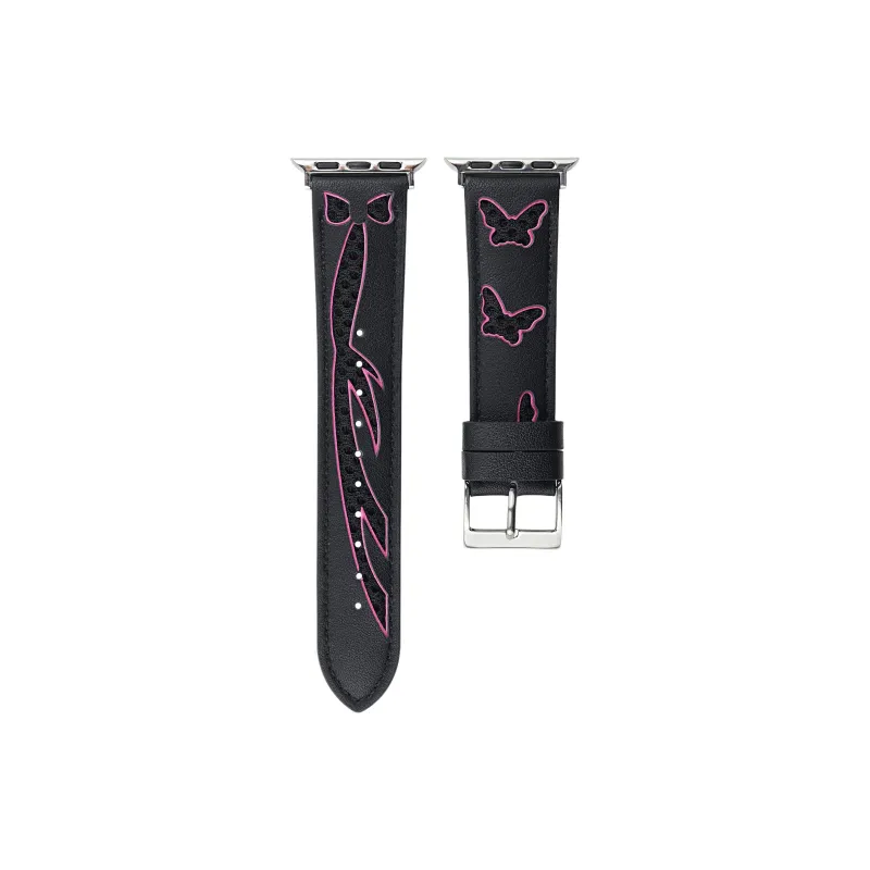 KVZUVUU Watch Band Apple Compatibility Cowhide Leather Material-20