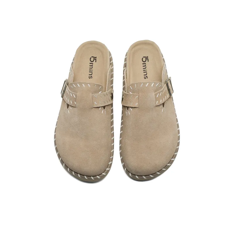 15 MINS Rubber Sole Stitching Abrasion Resistant Slip Resistant Birkenstock Shoes Unisex-14