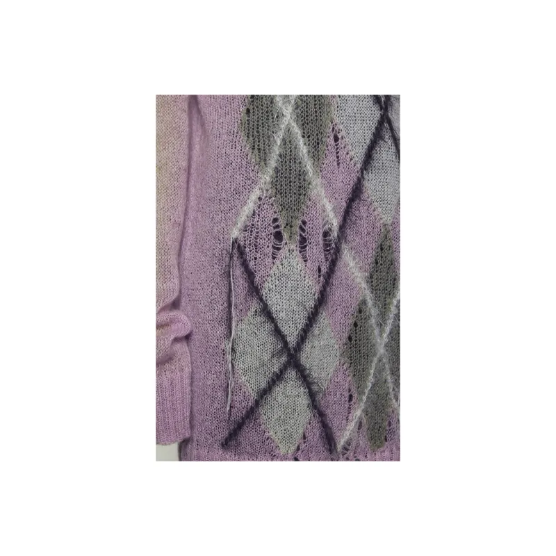 Acne Studios Loose Fit Sweater Women's Purple Lilac-3