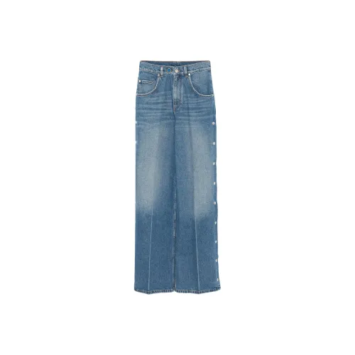 Stella McCartney Popper Studded Bootcut Denim Jeans