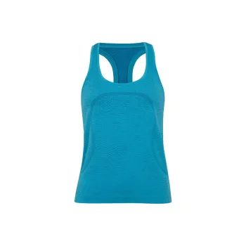 Lululemon Swiftly Tech Sleeveless Sports Shirts Women's Ripple Wave Hawaii Blue
