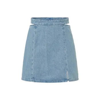 MOCO Denim Short Skirts Women's Denim Light Blue