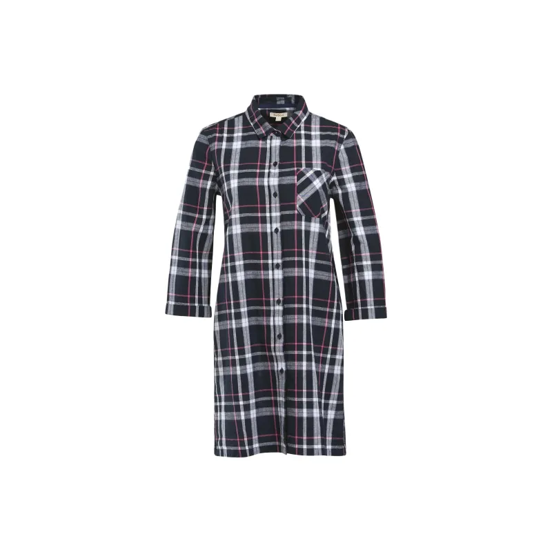 BARBOUR Long Sleeved Dress Women's Dark Blue-0