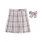 Pink Skirt+Boxer Bow Tie
