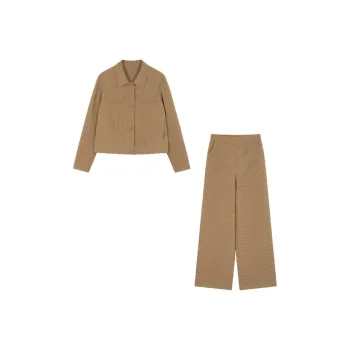 Mo Han Yi Mei Casual Suit Women's Khaki