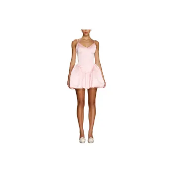 FREE PEOPLE Aliya Mini Dress Slip Dresses Women's Rose Blush/Rose Red
