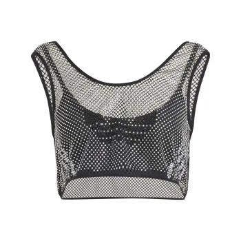 adidas originals Adilenium Rhinestone Bra Top Black