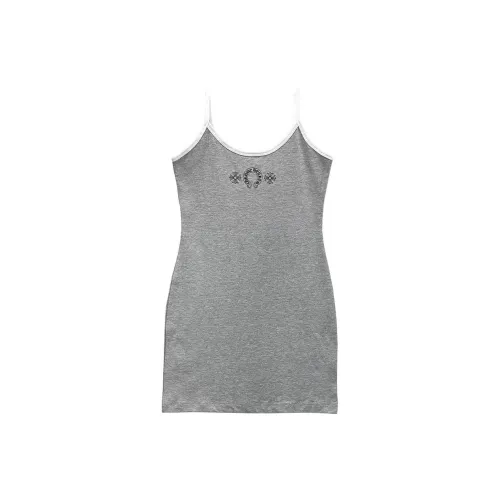 Chrome Hearts Slip Dress Women's Gray