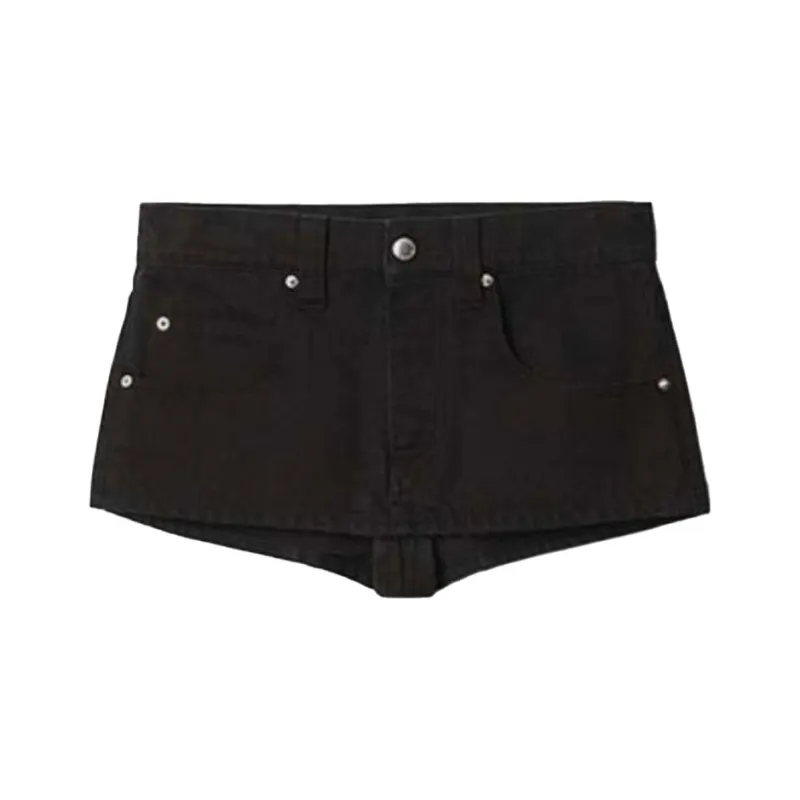 Alexander Wang Denim Shorts Women's Black-0