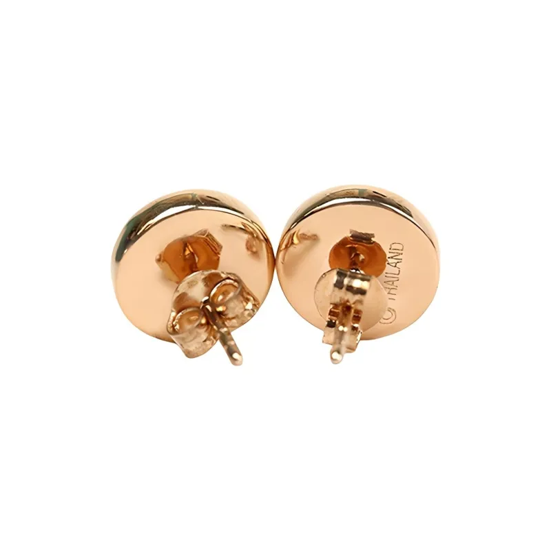 COACH Alloy Stud Earrings Women's Gold-1