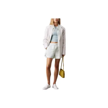 CALVIN KLEIN Casual Shorts Europe Version Women's Light Green