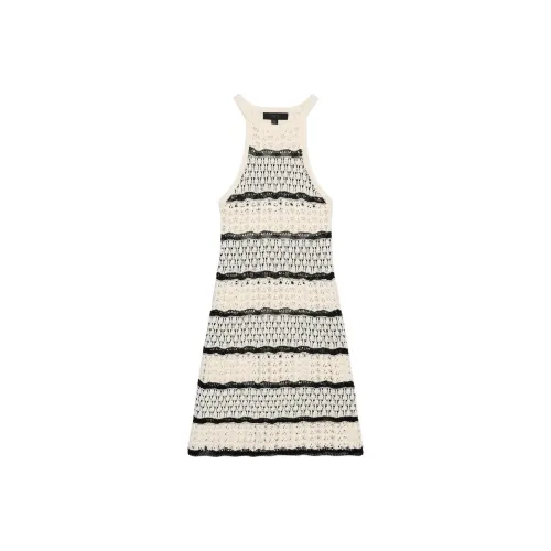 ZARA Slip Dress Women's Raw White