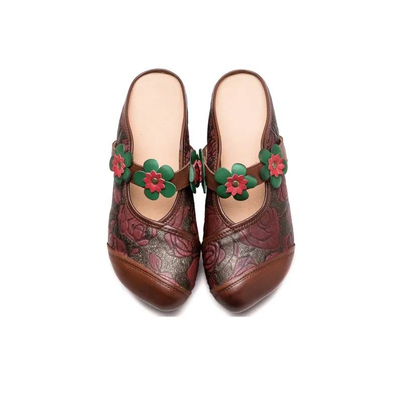 Jay Rubber Sole Closed Toe Slippers Women's-10